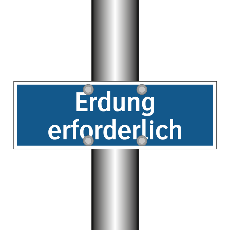 Erdung erforderlich
