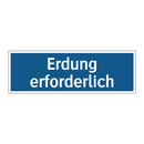 Erdung erforderlich