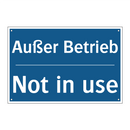 Außer Betrieb - Not in use