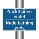 Nacktbaden endet - Nude bathing ends