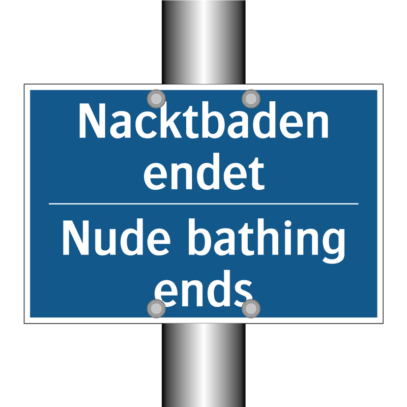 Nacktbaden endet - Nude bathing ends