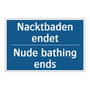 Nacktbaden endet - Nude bathing ends