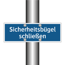 Sicherheitsbügel schließen