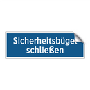 Sicherheitsbügel schließen