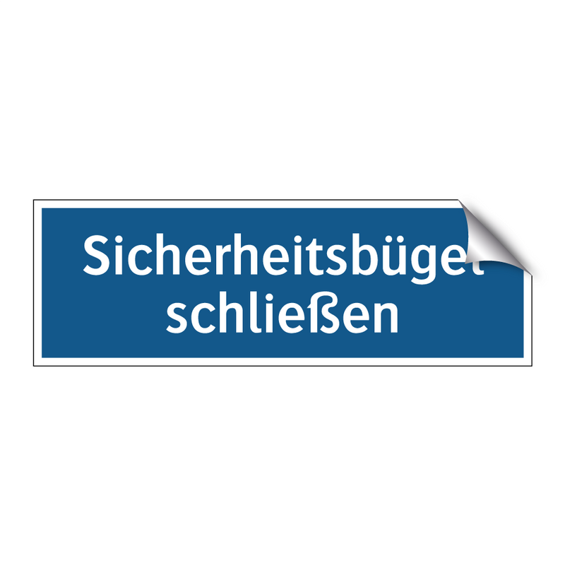 Sicherheitsbügel schließen