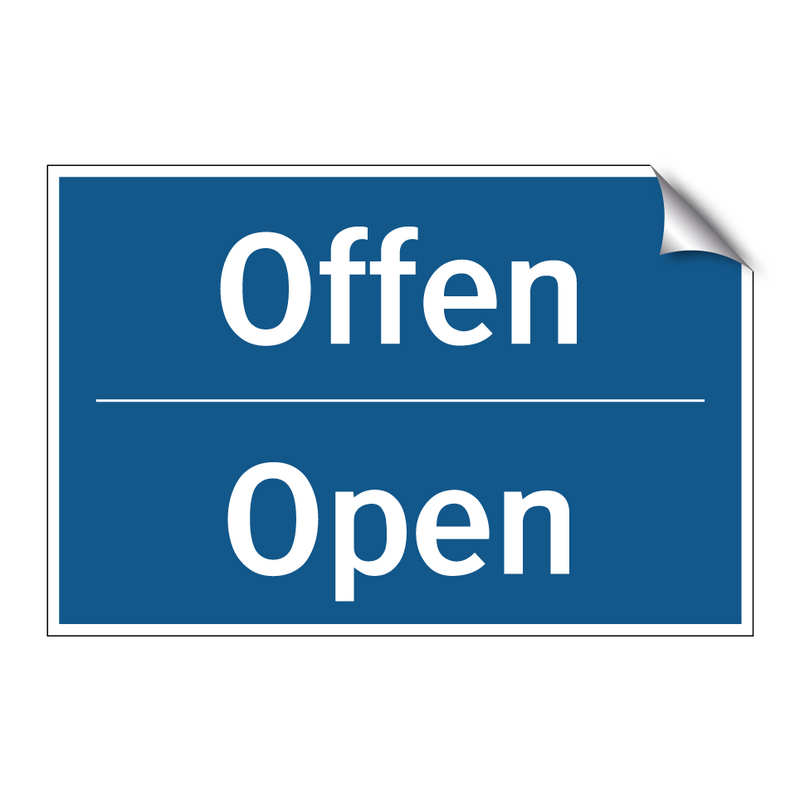 Offen - Open