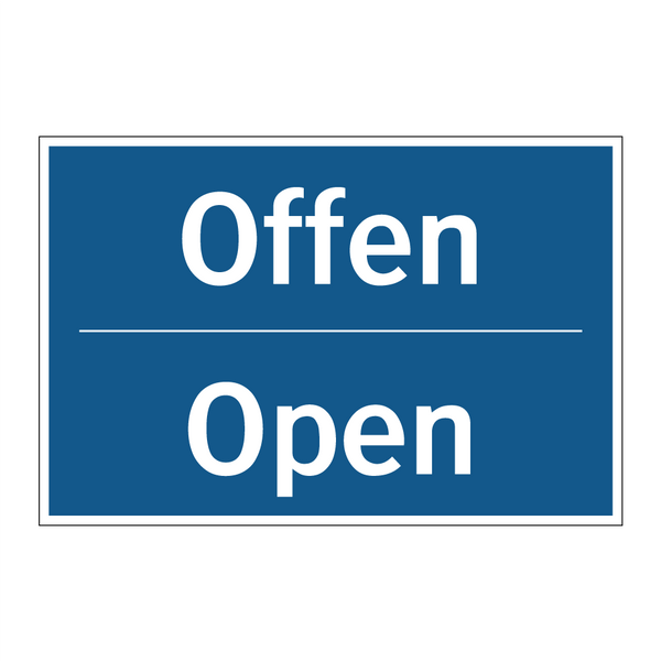 Offen - Open