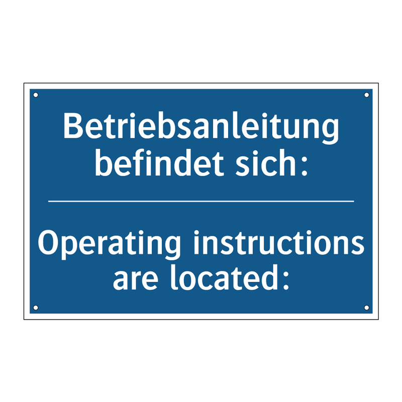 Betriebsanleitung befindet sich:/.../ - Operating instructions are located:/.../