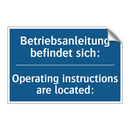 Betriebsanleitung befindet sich:/.../ - Operating instructions are located:/.../