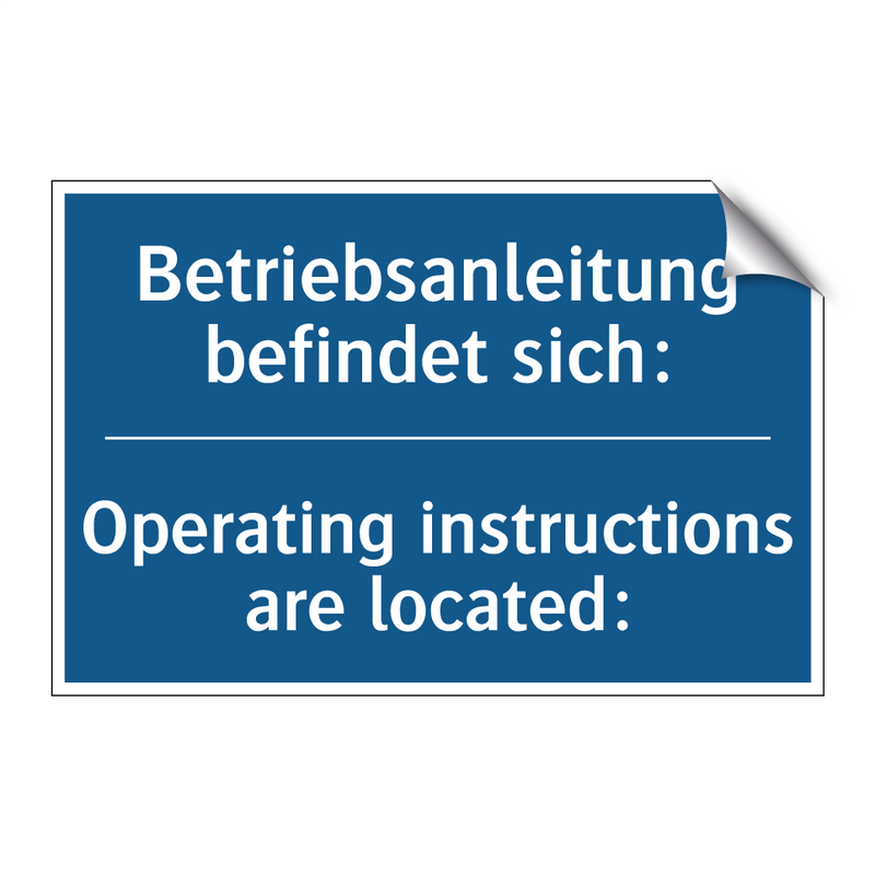 Betriebsanleitung befindet sich:/.../ - Operating instructions are located:/.../