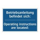 Betriebsanleitung befindet sich:/.../ - Operating instructions are located:/.../