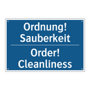 Ordnung! Sauberkeit - Order! Cleanliness