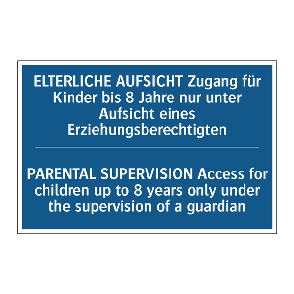 ELTERLICHE AUFSICHT Zugang für /.../ - PARENTAL SUPERVISION Access for /.../