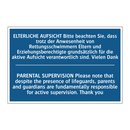 ELTERLICHE AUFSICHT Bitte beachten /.../ - PARENTAL SUPERVISION Please note /.../