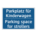 Parkplatz für Kinderwagen - Parking space for strollers