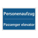 Personenaufzug - Passenger elevator
