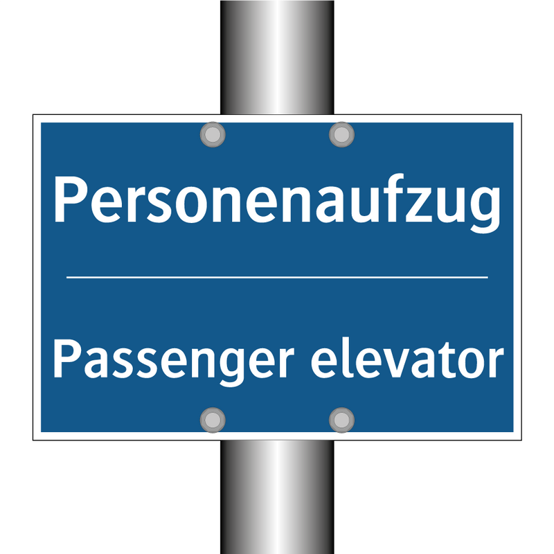 Personenaufzug - Passenger elevator