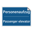 Personenaufzug - Passenger elevator