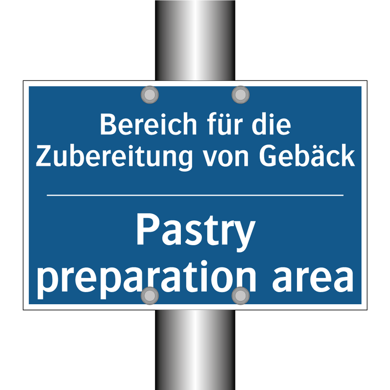 Bereich für die Zubereitung von /.../ - Pastry preparation area