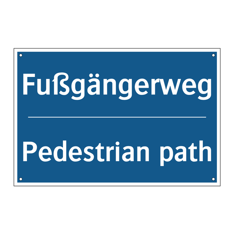 Fußgängerweg - Pedestrian path