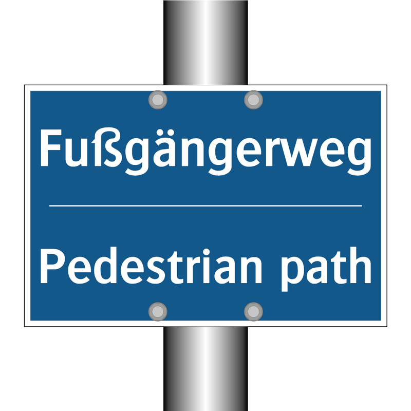Fußgängerweg - Pedestrian path