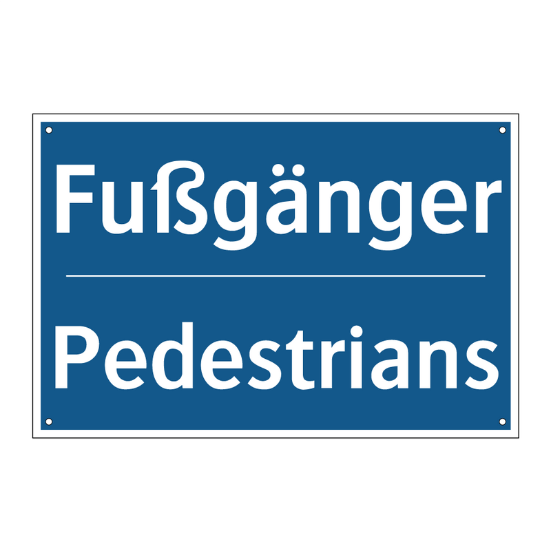 Fußgänger - Pedestrians