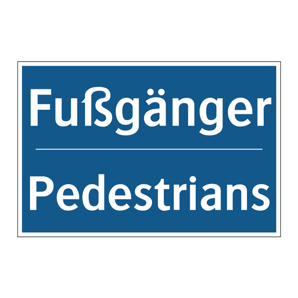 Fußgänger - Pedestrians