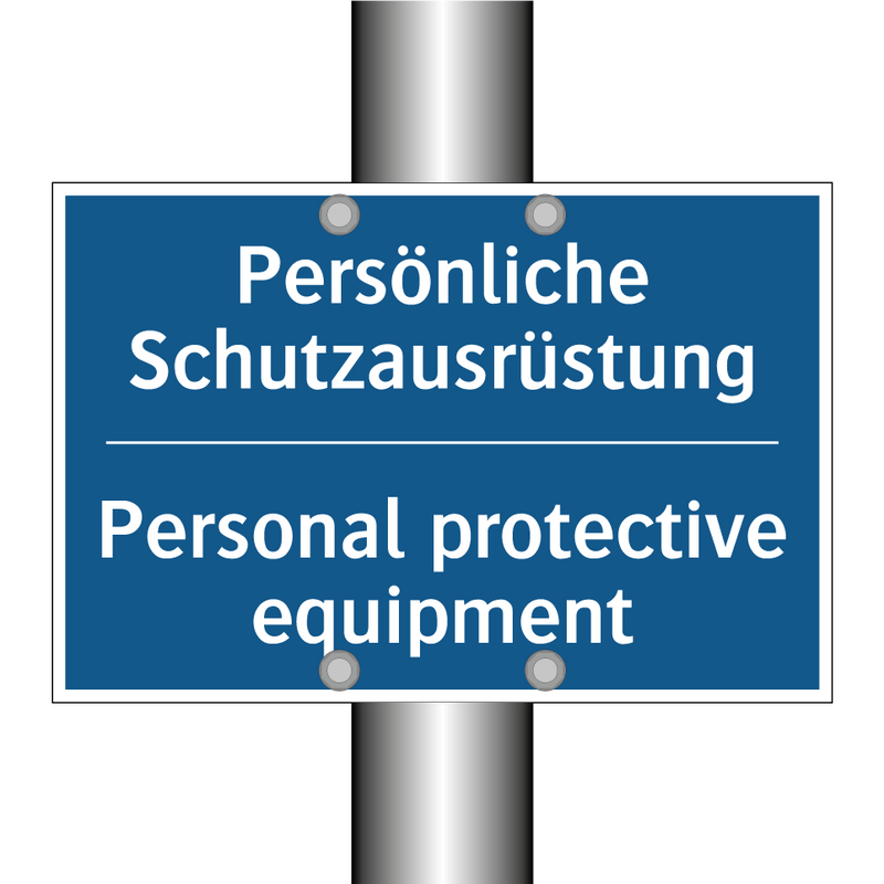 Persönliche Schutzausrüstung - Personal protective equipment