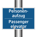 Personen- aufzug - Passenger elevator