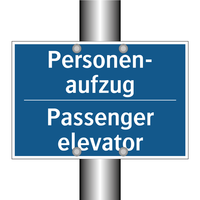 Personen- aufzug - Passenger elevator