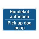Hundekot aufheben - Pick up dog poop