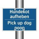 Hundekot aufheben - Pick up dog poop