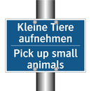 Kleine Tiere aufnehmen - Pick up small animals
