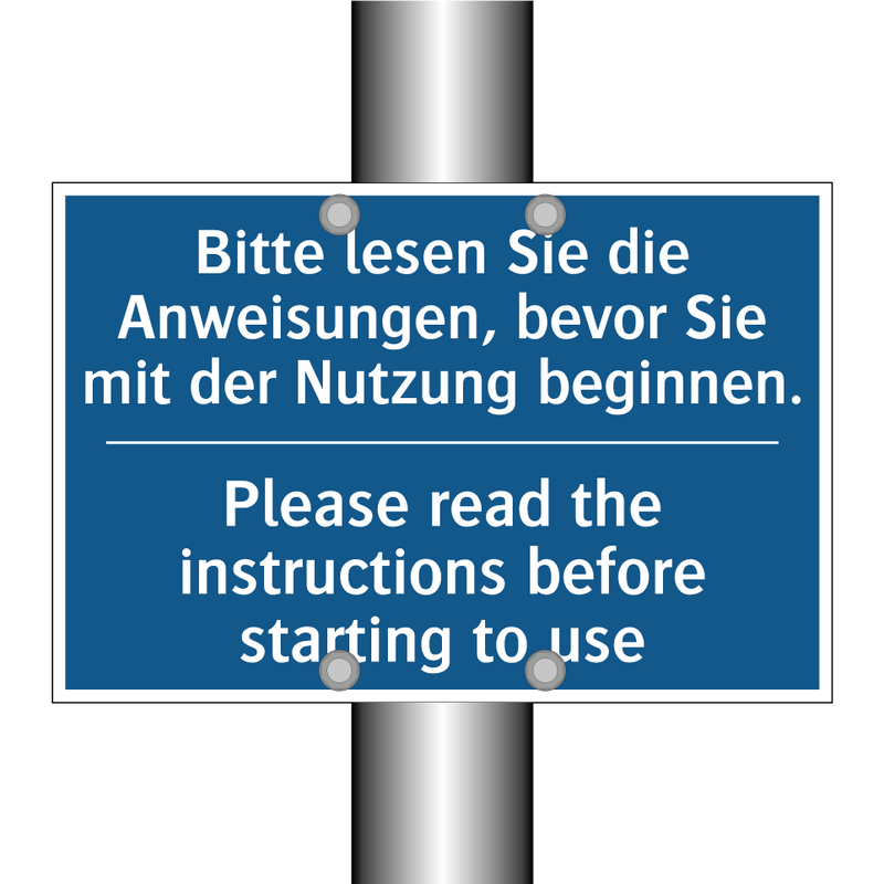 Bitte lesen Sie die Anweisungen, /.../ - Please read the instructions before /.../