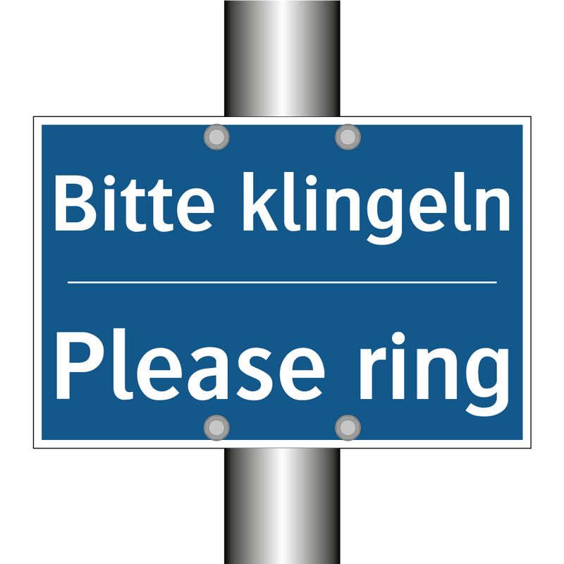 Bitte klingeln - Please ring