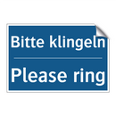 Bitte klingeln - Please ring