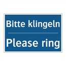 Bitte klingeln - Please ring