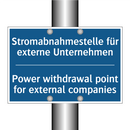 Stromabnahmestelle für externe /.../ - Power withdrawal point for external /.../