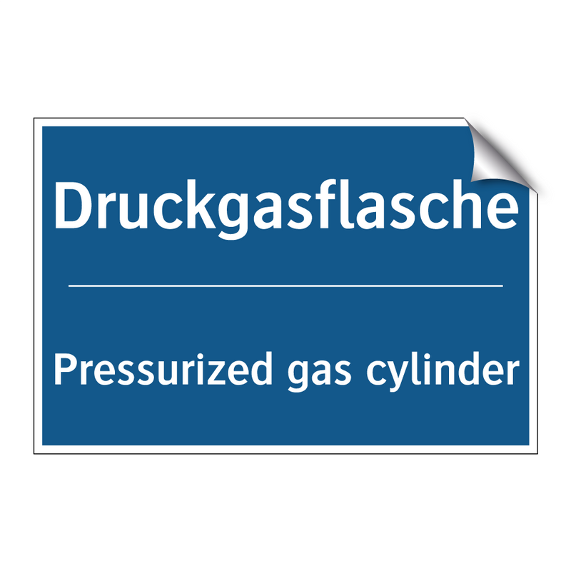 Druckgasflasche - Pressurized gas cylinder