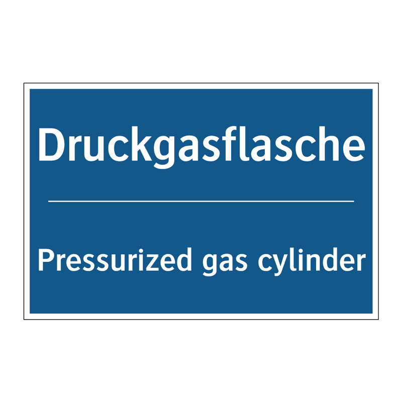 Druckgasflasche - Pressurized gas cylinder