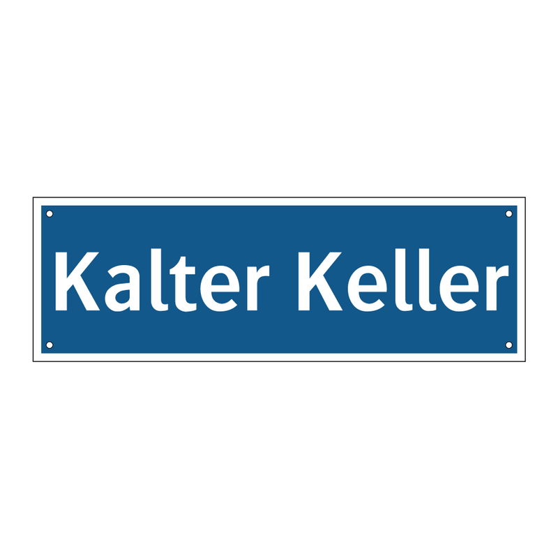 Kalter Keller