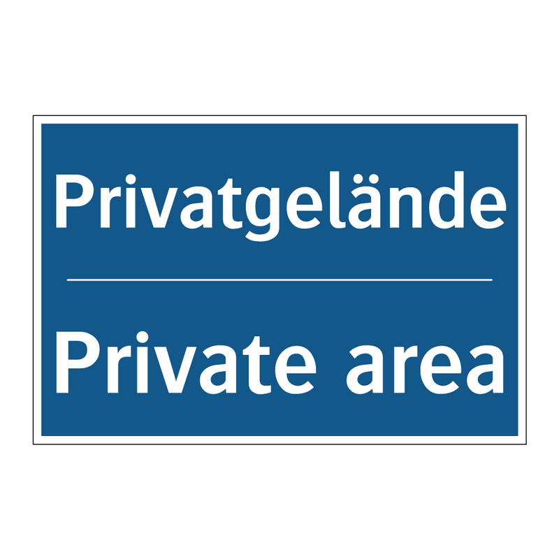 Privatgelände - Private area