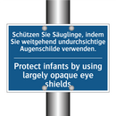 Schützen Sie Säuglinge, indem /.../ - Protect infants by using largely /.../