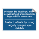 Schützen Sie Säuglinge, indem /.../ - Protect infants by using largely /.../