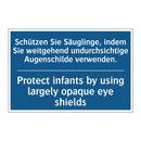 Schützen Sie Säuglinge, indem /.../ - Protect infants by using largely /.../