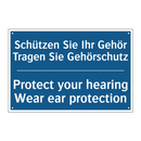 Schützen Sie Ihr Gehör Tragen /.../ - Protect your hearing Wear ear /.../