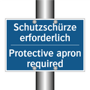 Schutzschürze erforderlich - Protective apron required