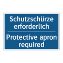 Schutzschürze erforderlich - Protective apron required