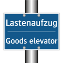 Lastenaufzug - Goods elevator