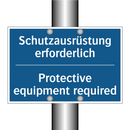 Schutzausrüstung erforderlich - Protective equipment required